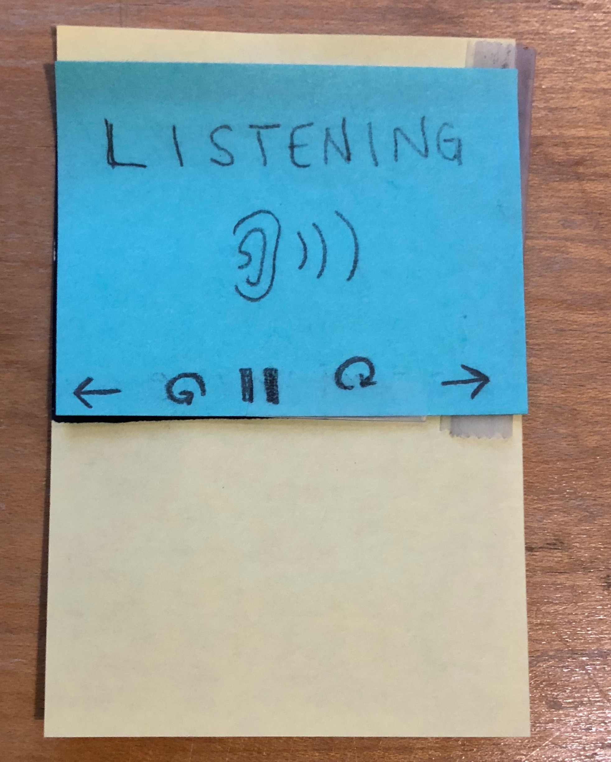 listening
